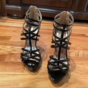 Black Strappy high heels